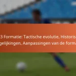 5-2-3 Formatie: Tactische evolutie, Historische vergelijkingen, Aanpassingen van de formatie